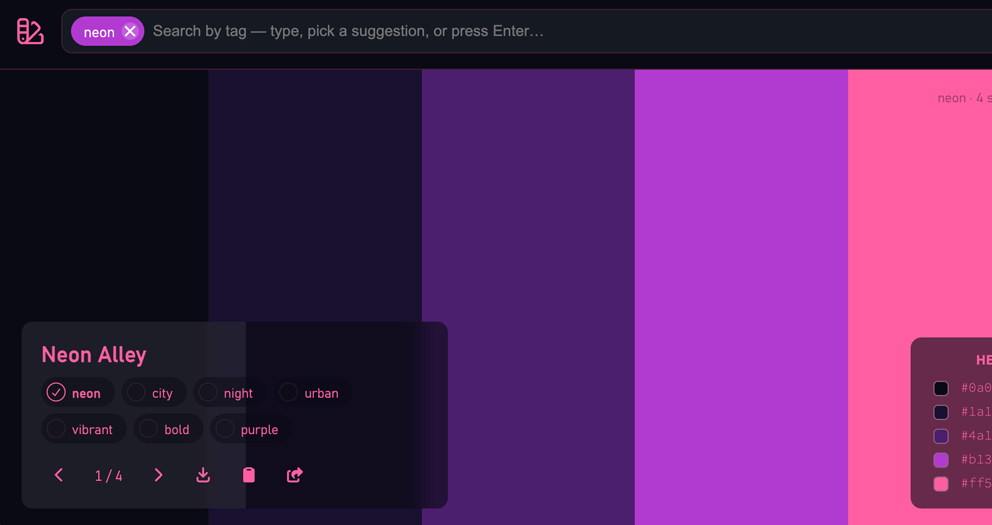 Color Recipes: A Simple Color-Scheme Collection